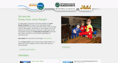 Desktop Screenshot of juniorranger.donauauen.at