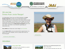 Tablet Screenshot of juniorranger.donauauen.at